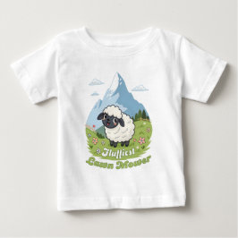 Camiseta De Bebé Fluffiest Lawn Mower – Adorable Blacknose Sheep