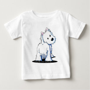 Camiseta De Bebé Fluffy Butt Westie Long Sleeve Toddler T-Shirt
