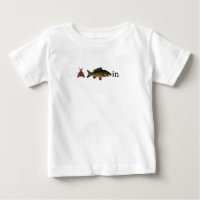 Fly Fisher Tee Shirt para los niños