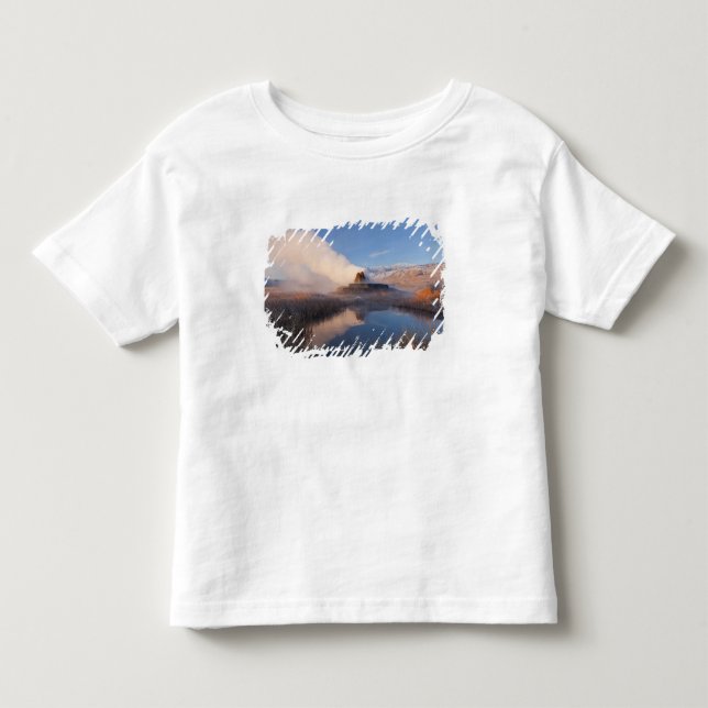 Camiseta De Bebé Fly Geyser con Granite Range coronada de nieve (Anverso)