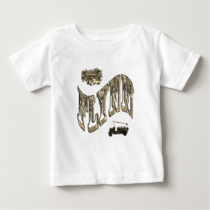 Camiseta De Bebé Flynn Nombre, Con Camiones De Bomberos,