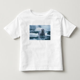Camiseta De Bebé foca común del Pacífico, Phoca vitulina richardsi
