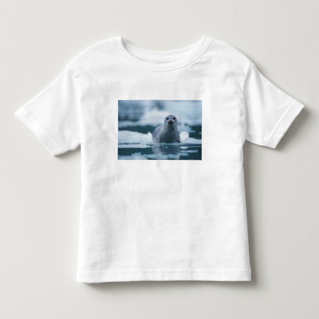 Camiseta De Bebé foca común del Pacífico, Phoca vitulina richardsi (Anverso)