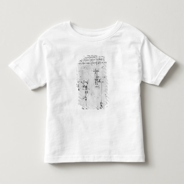 Camiseta De Bebé Fol. 46v, del códice Forster III, 1480s-1494 (Anverso)