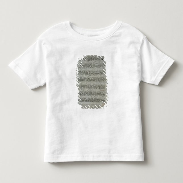 Camiseta De Bebé Folio Imago Mundi de Pierre d'Ailly del ' (Anverso)