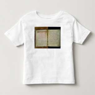 Camiseta De Bebé Folios del evangelio de St. Sergius de Radonezh