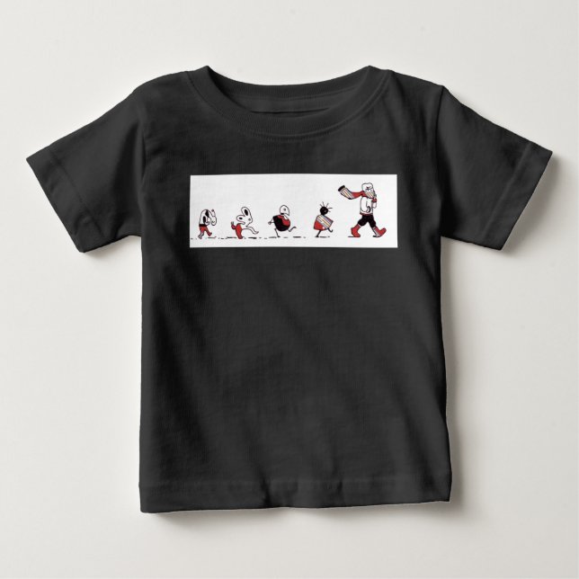 Camiseta De Bebé Follow the Leader T-shirt (Anverso)