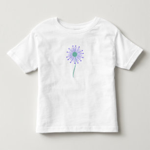 Camiseta De Bebé Fondo con patrón floral lindo
