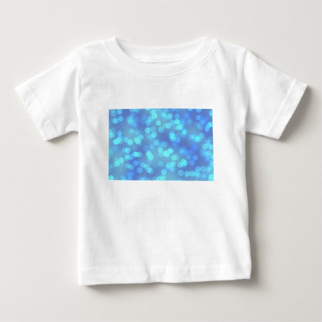 Camiseta De Bebé Fondo de la laguna azul (Anverso)