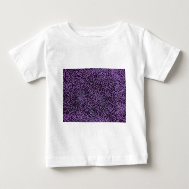 Camiseta De Bebé Fondo Morado (Anverso)