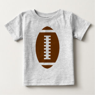 Camiseta De Bebé FOOTBALL BABE Gray   Gráfico de fútbol delantero