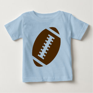 Camiseta De Bebé FOOTBALL BABE Light Blue   Gráfico de fútbol delan