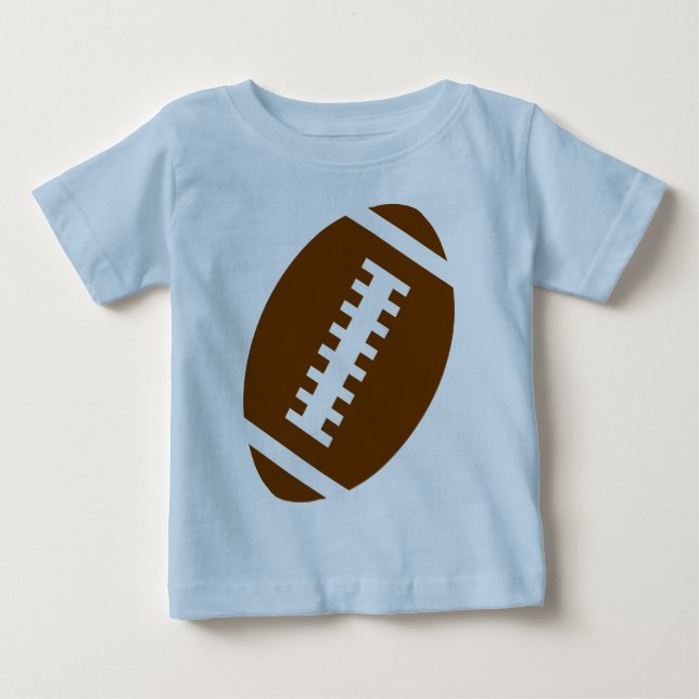 Camiseta De Bebé FOOTBALL BABE Light Blue | Gráfico de fútbol delan (Anverso)