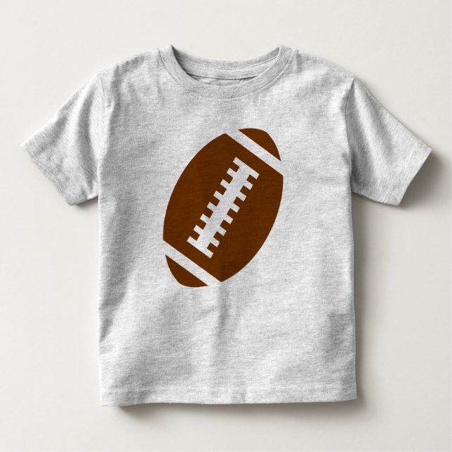 Camiseta De Bebé FOOTBALL TODDLER Gray | Gráfico de fútbol delanter (Anverso)