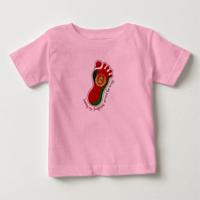 Camiseta De Bebé Footprints AFG Baby Tee (Anverso)