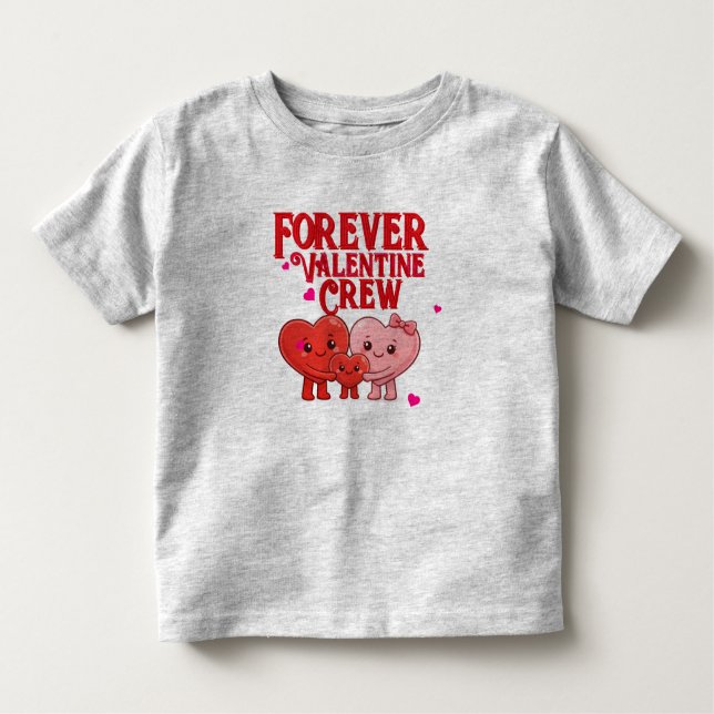 Camiseta De Bebé Forever Valentine Crew (Anverso)