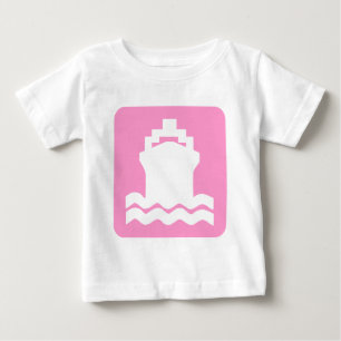 Camiseta De Bebé Forma de envío - Rosa