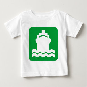Camiseta De Bebé Forma de envío - Verde de hierba