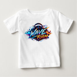 Camiseta De Bebé Forma de Onda – Música Futurista y Gráfico de Soni