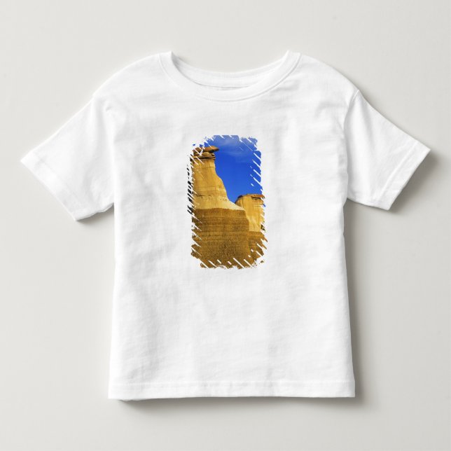Camiseta De Bebé Formaciones rocosas en Drumheller Alberta, Canadá  (Anverso)