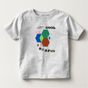 Camiseta De Bebé Formas curas Todjos Gris