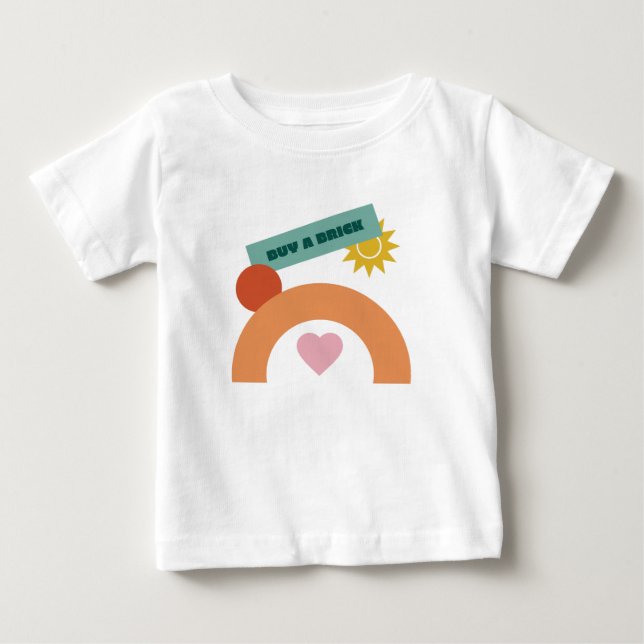 Camiseta De Bebé Formas geométricas (Anverso)