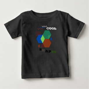 Camiseta De Bebé Formas Lindas de Verano para Pequeños
