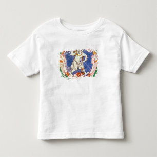 Camiseta De Bebé Forme de dos criaturas coas alas con entrelazado