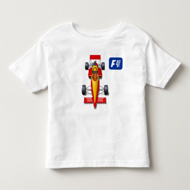 Camiseta De Bebé Formula 1 race car (Anverso)
