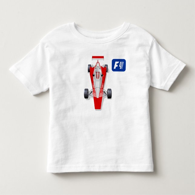 Camiseta De Bebé Formula 1 race car (Anverso)
