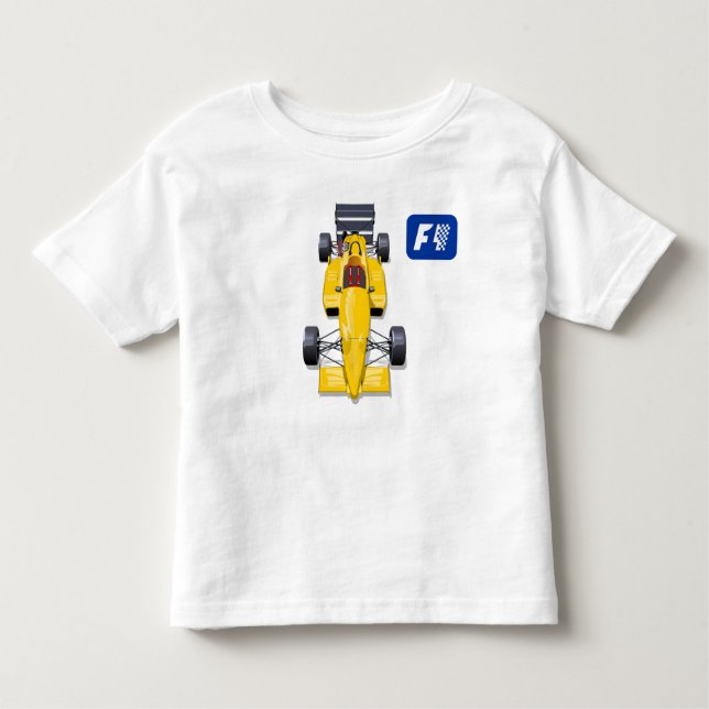 Camiseta De Bebé Formula 1 race car (Anverso)