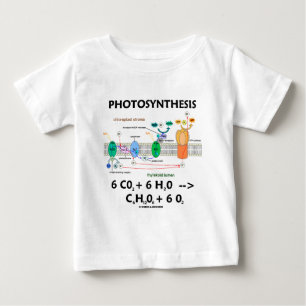 Camiseta De Bebé Fórmula de la fotosíntesis (sustancia química)