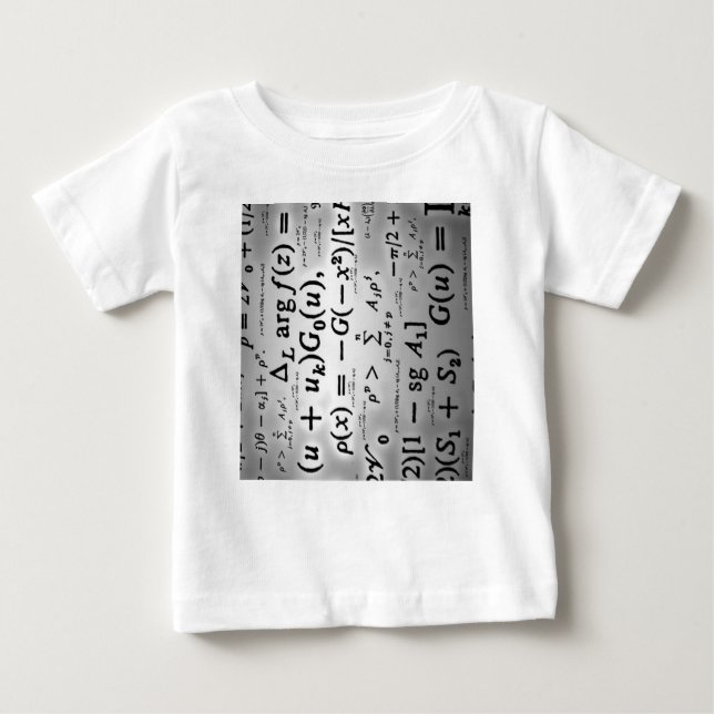 Camiseta De Bebé Formulas de ciencia (Anverso)