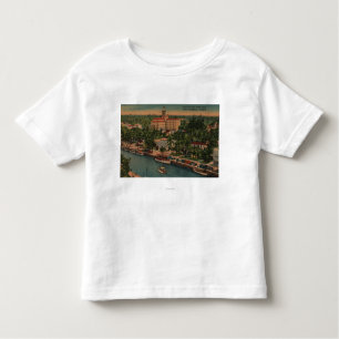Camiseta De Bebé Fort Lauderdale, FL - vista del nuevos río y corte