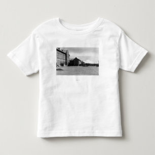 Camiseta De Bebé Fort Lewis, opinión de WA de cuarteles y el Monte