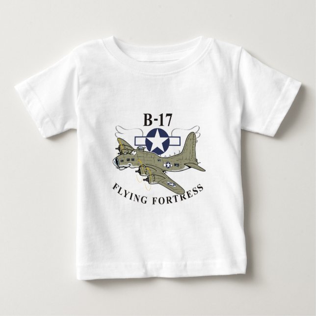 Camiseta De Bebé Fortaleza del vuelo B-17 (Anverso)