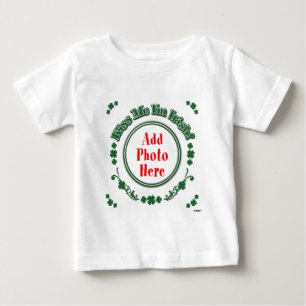 Camiseta De Bebé FOTO Bésame Soy irlandés - Círculo verde