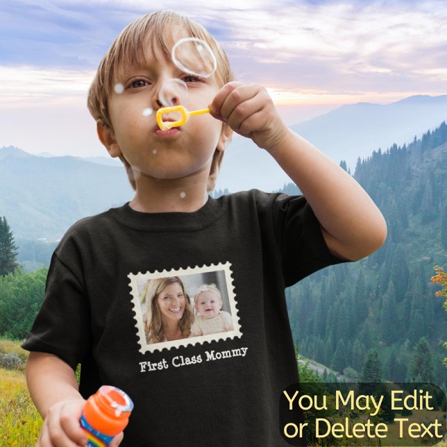 Camiseta De Bebé Foto Crea tu propia mamá de primera clase (Subido por el creador)