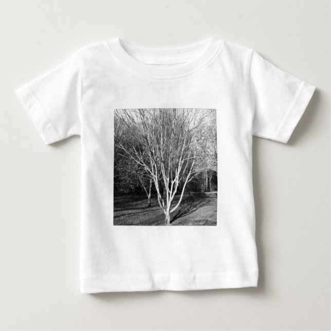 Camiseta De Bebé Foto cuadrada - Árbol (Anverso)
