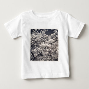 Camiseta De Bebé Foto cuadrada - Flor de cerezo