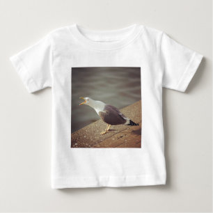 Camiseta De Bebé Foto cuadrada - Gaviota de despertar