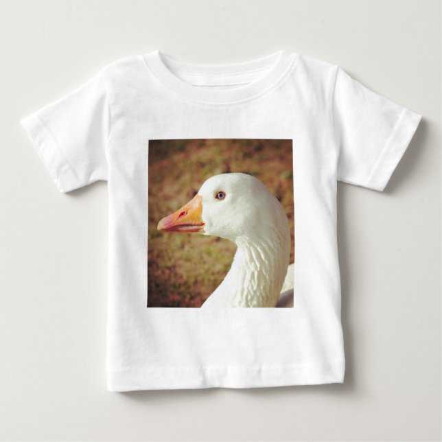 Camiseta De Bebé Foto cuadrada - Goose (cierre) (Anverso)