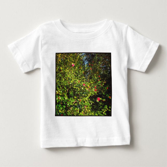Camiseta De Bebé Foto cuadrada - Magnolia Bush 02 (Anverso)