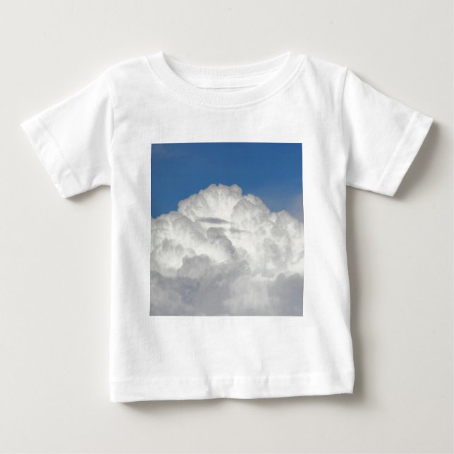 Camiseta De Bebé Foto cuadrada - Nube (Anverso)