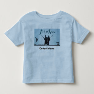 Camiseta De Bebé foto de la camiseta, isla del cedro