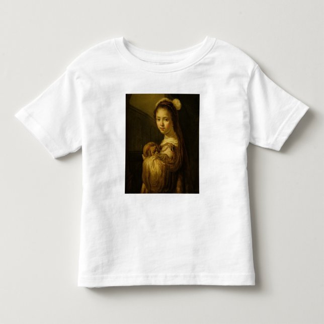 Camiseta De Bebé Foto de un joven Chica (Anverso)
