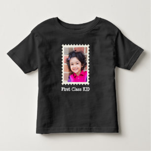 Camiseta De Bebé Foto del mejor niño de la primera clase personaliz