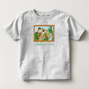 Camiseta De Bebé Foto enmarcada del bosque de yogi Bear y Friends