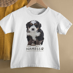 Camiseta De Bebé Foto personalizada con el nombre de tu perro