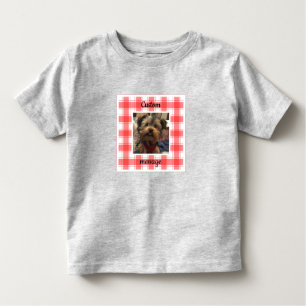 Camiseta De Bebé Foto personalizado: comida para granja de campo ro